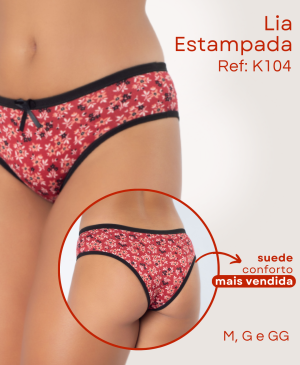 Calcinha Lia Estampada